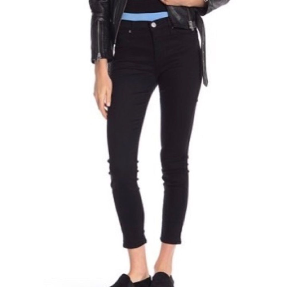 HUDSON Natalie Mid Rise Ankle Skinny Jeans